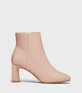 Maddie Blush Block Heel Ankle Boots